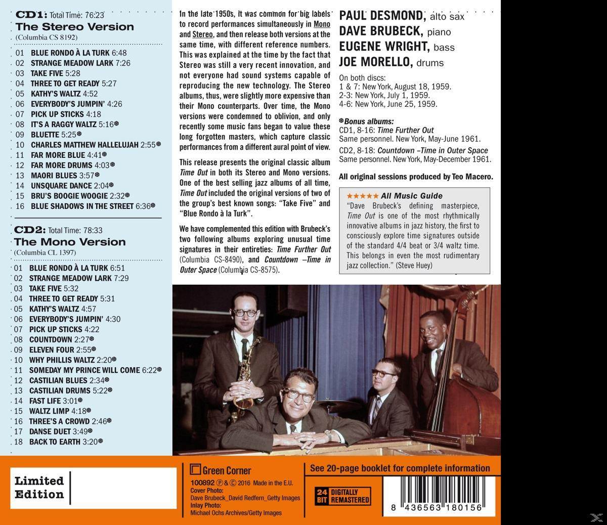 Album borító szöveggel és zenészekkel. Dave Brubeck és jazz zene.