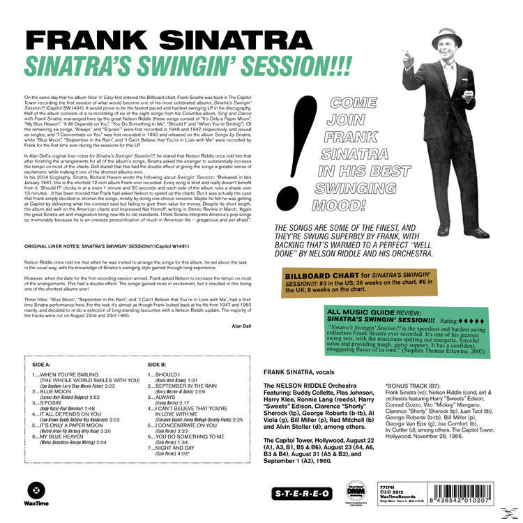 Frank Sinatra albumának borítója