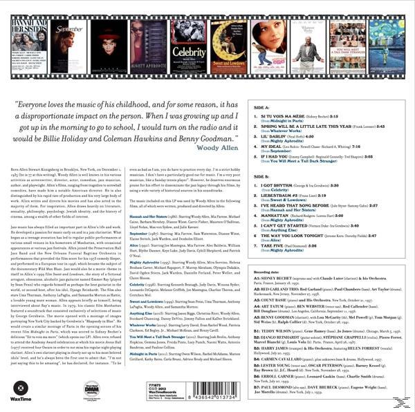Album borítója filmszalagokkal és szöveggel. Különböző filmplakátokat és album részleteket mutat.