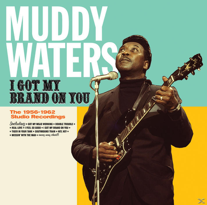 Muddy Waters album borítója a művésszel, aki gitárt tart.