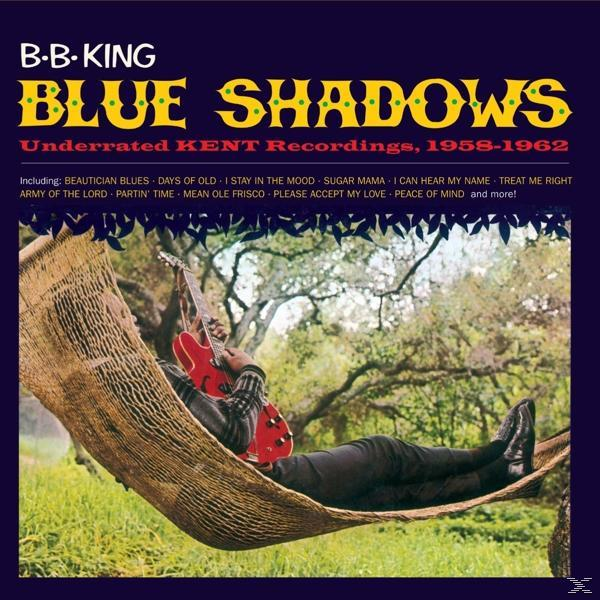 B.B. King egy függőágyban, gitározik. Album borító szöveggel és fákkal.