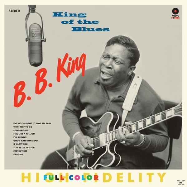 B.B. King gitárral. Cím: King of the Blues. Album borító.