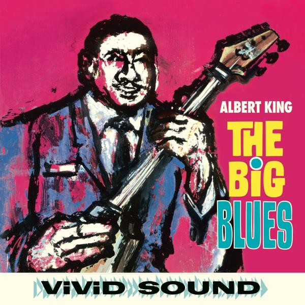 Albert King album borítója gitározó férfival.
