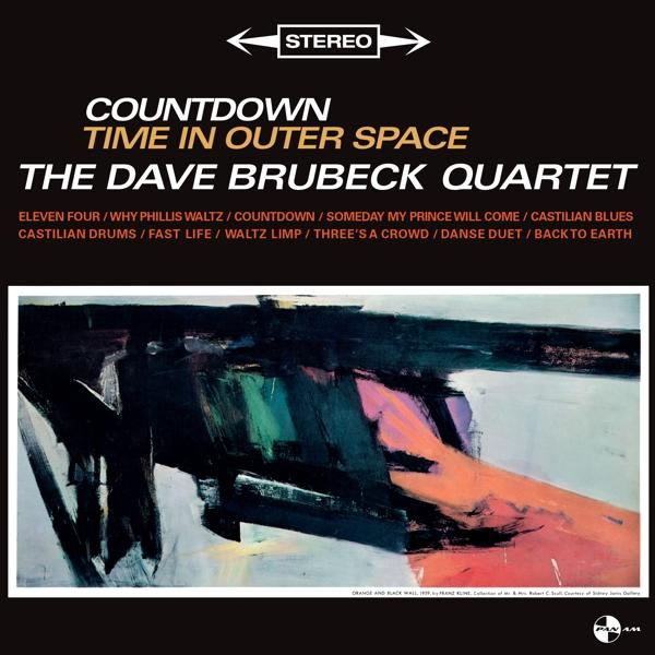 A The Dave Brubeck Quartet album borítója. Absztrakt művészetet tartalmaz a 'Countdown' szöveggel.