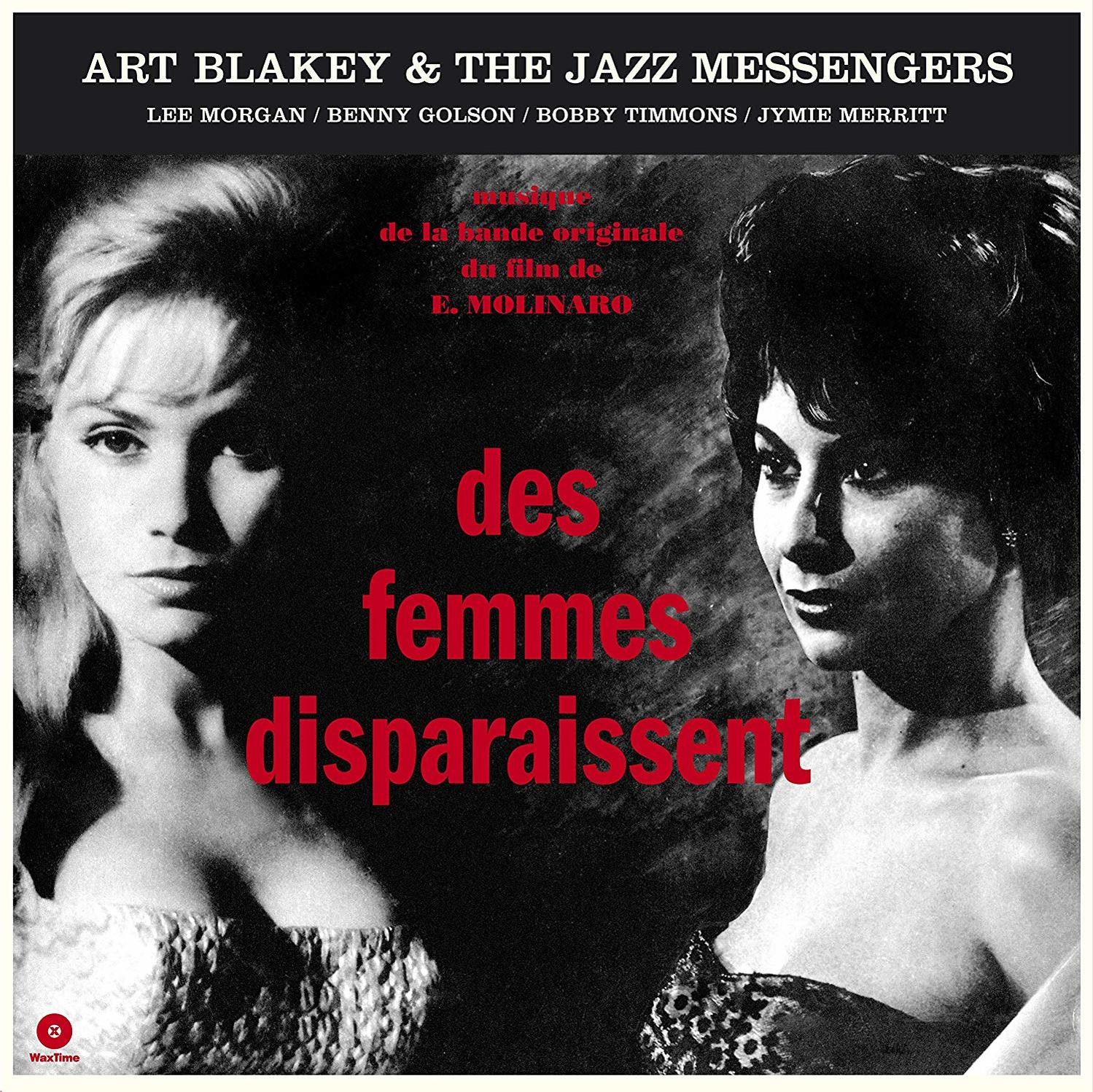 Albumborító két fekete-fehér női portréval és piros szöveggel Art Blakey-től.