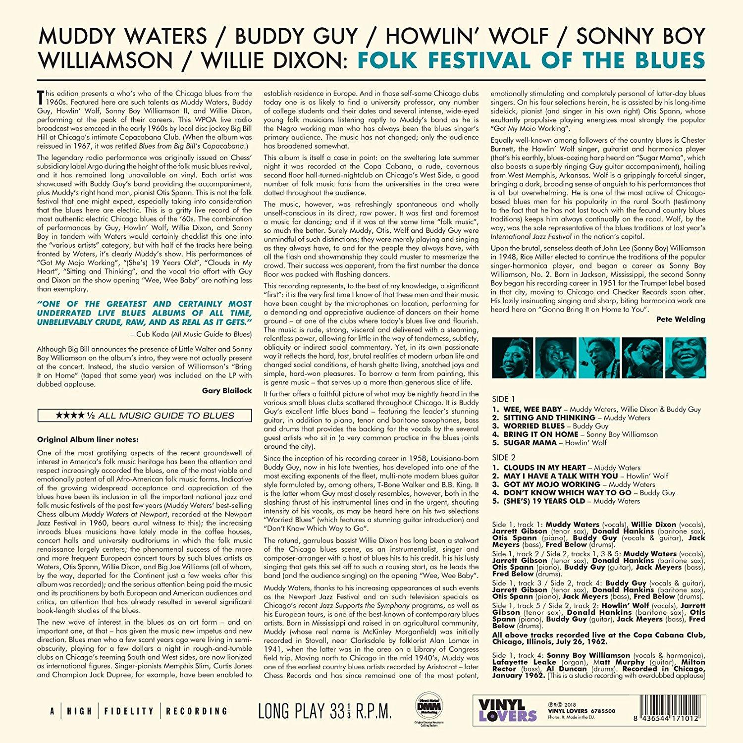 Festival Blues Muddy Guy, - Wolf Waters, With Muddy - Buddy Waters,Howl (Vinyl) Howlin\' Of Folk The