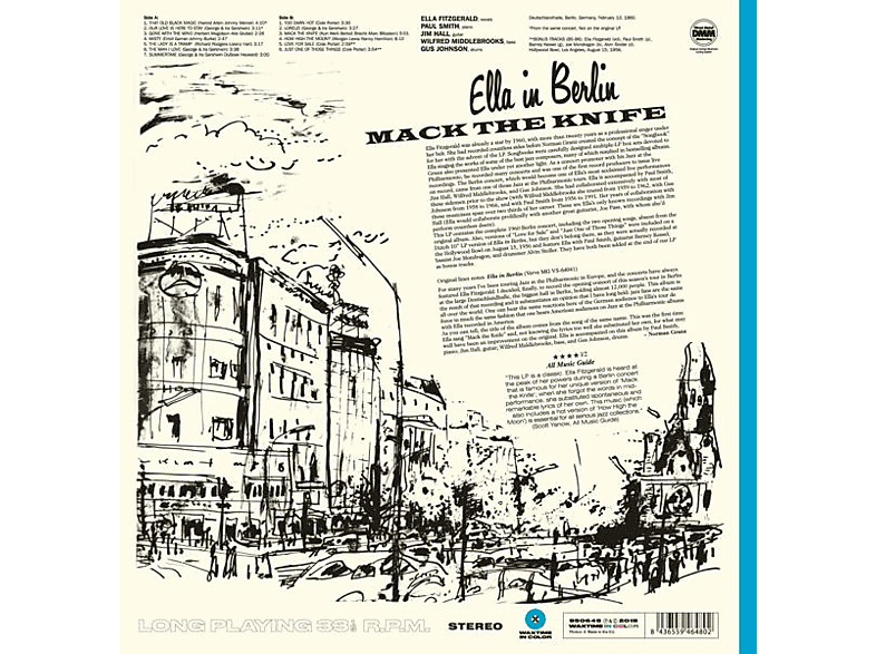 Thumbnail - Ella Fitzgerald - In Berlin (Mack The Knife) (Ltd.180g Farbig (Vinyl)