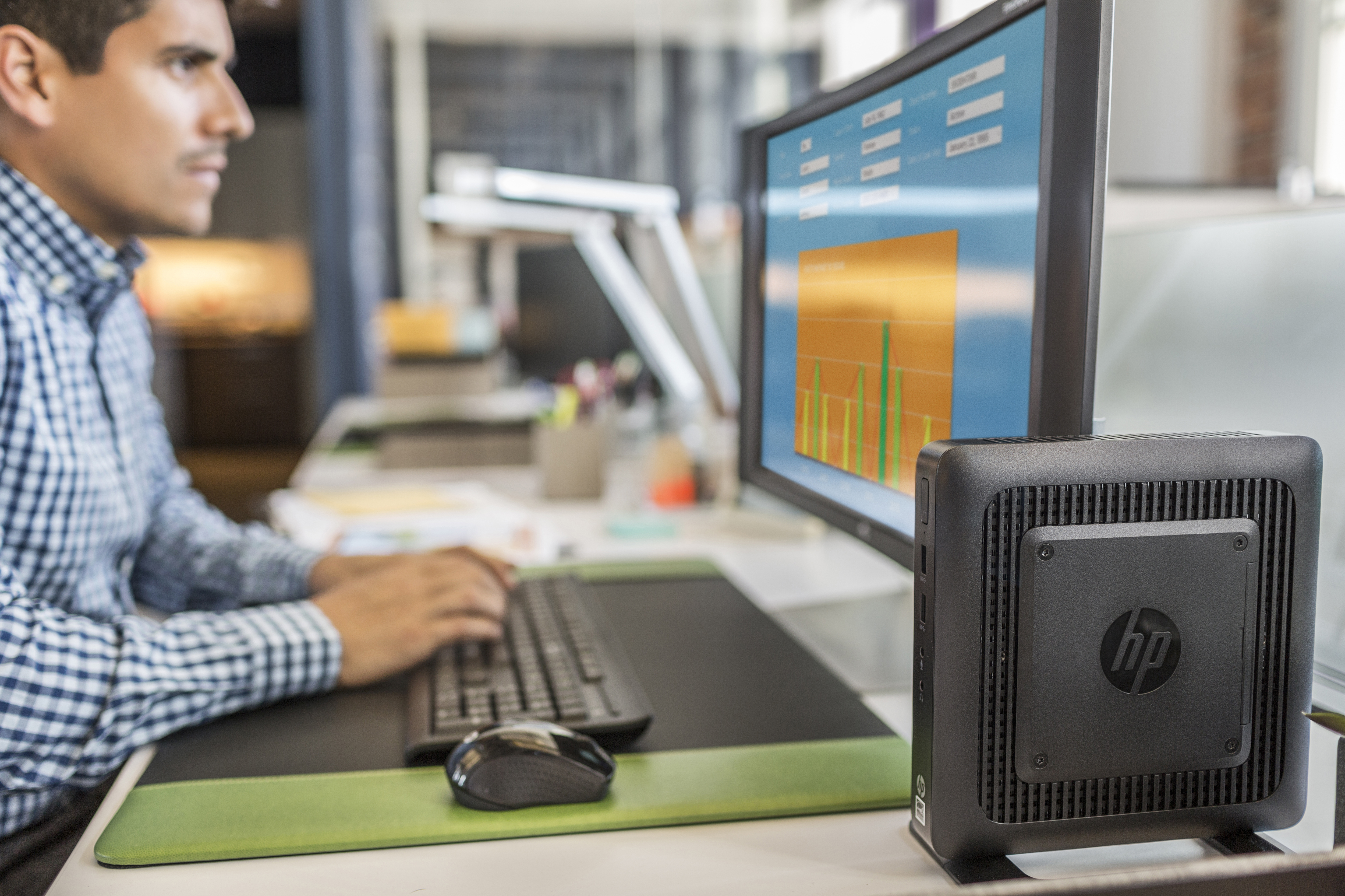 HP - B2B t520 Flexible Thin Client - AMD G-Series GX-212JC - 4 GB - 16 GB