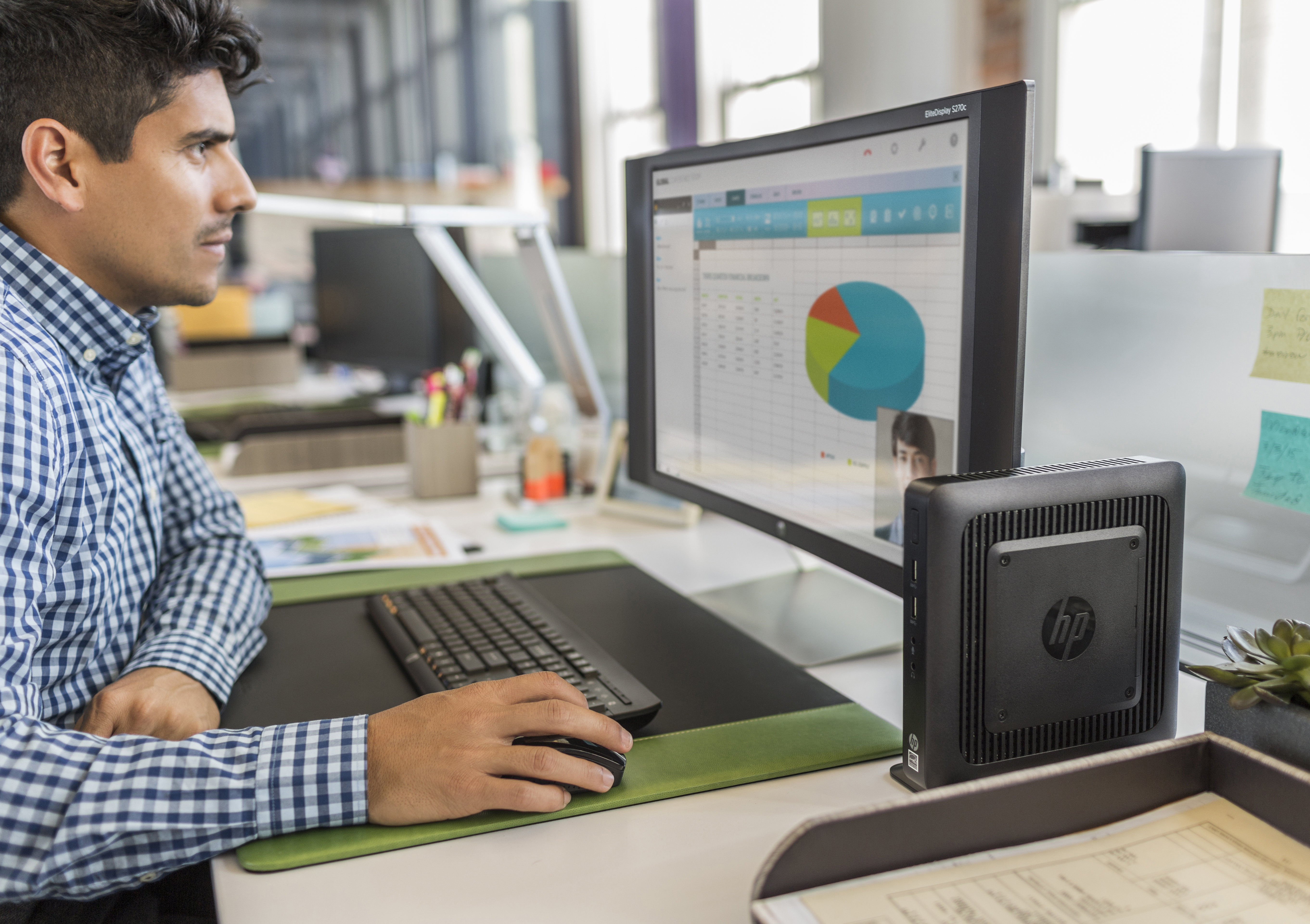 HP - B2B t520 Flexible Thin Client - AMD G-Series GX-212JC - 4 GB - 32 GB