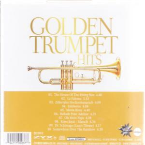 Albumcover mit goldener Trompete und Text auf gelbem Hintergrund.