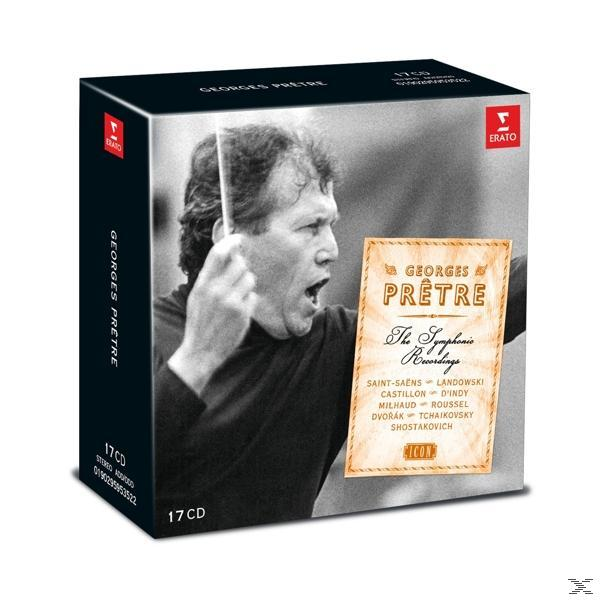 CD-Boxset mit Georges Prêtres Bild. Der Text auf der Box enthält den Namen und Albumdetails.