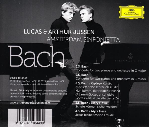 Amsterdam Sinfonietta Arthur And Lucas Jussen - BACH  - (CD)