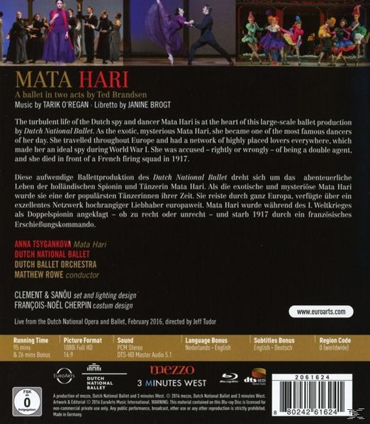 Anna/dutch Natinal Ballet Tsygankova - Mata Hari - Ballett  - (Blu-ray)