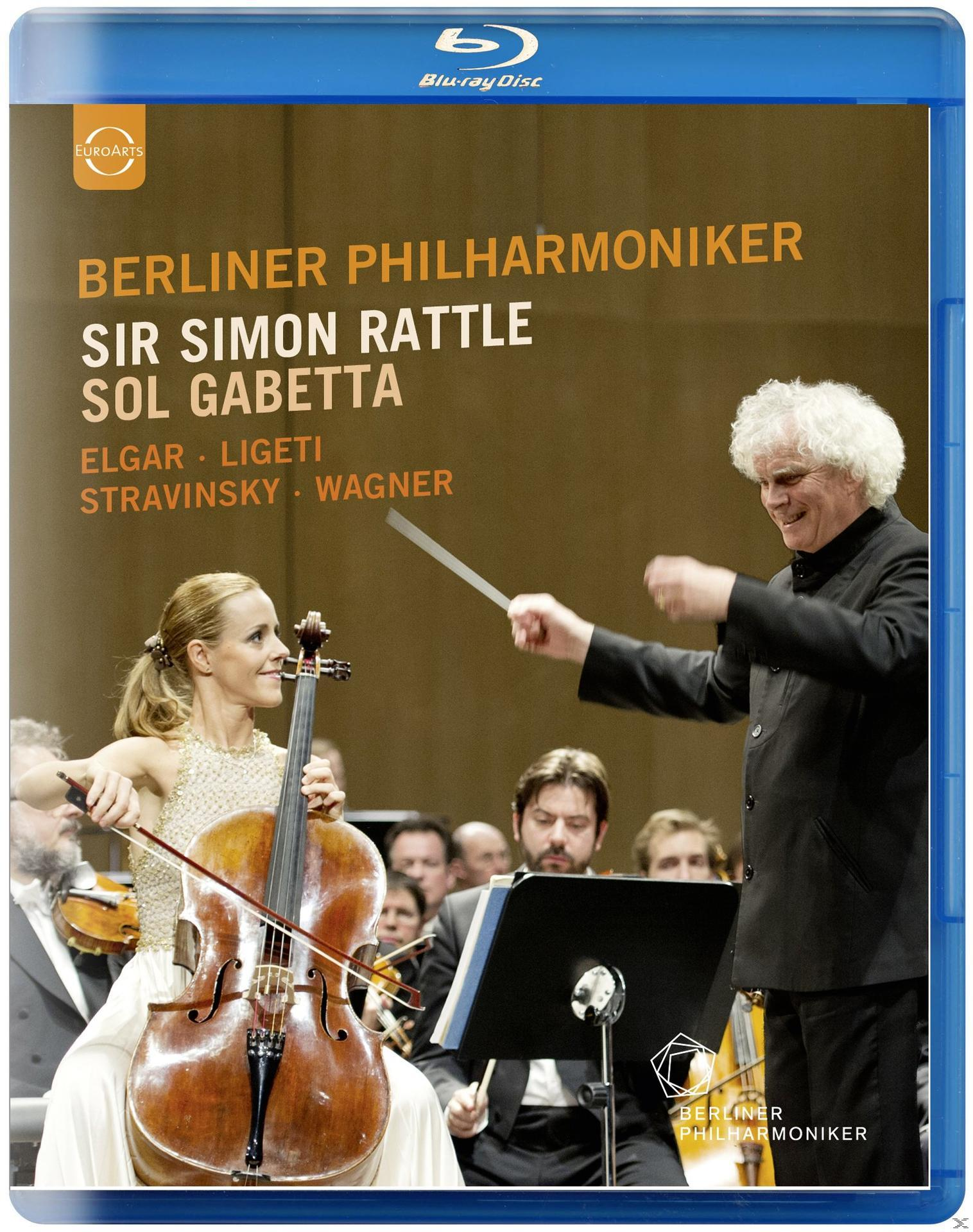 DVD-Cover eines Konzerts. Ein Dirigent mit Orchester und Cellospieler.