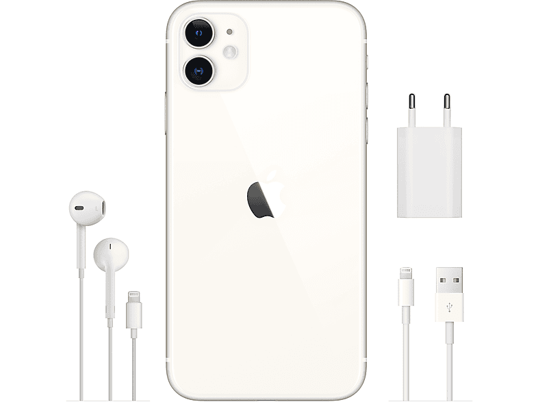 APPLE iPhone 11 64GB Akıllı Telefon Beyaz Fiyat & Özellik | MediaMarkt