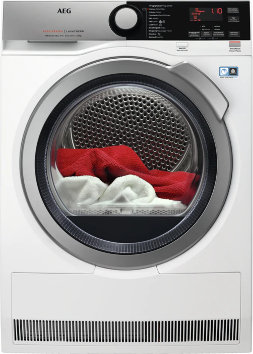 AEG Warmtepomp droogkast Absolute Care Serie 8000 A+++ (T8DE86ABS)