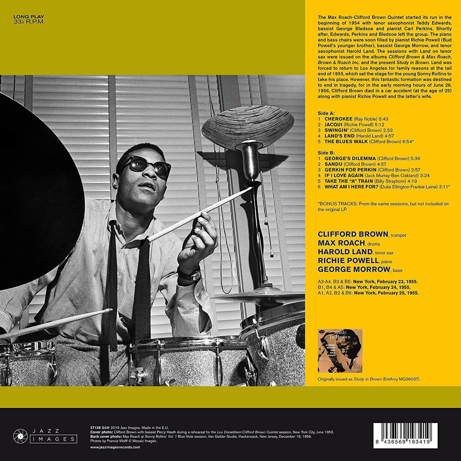 Clifford Brown, Max Roach - STUDY IN BROWN -GATEFOLD-  - (Vinyl)