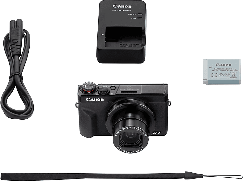 CANON PowerShot G7 X Mark III | Kompaktkamera Schwarz | MediaMarkt