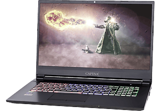 CAPTIVA I50-838, Gaming Notebook mit 17,3 Zoll Display, Intel® Core™ i7 Prozessor, 16 GB RAM, 120 GB SSD, 1 TB HDD, GeForce RTX 2060, Schwarz