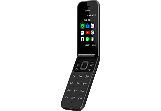 NOKIA 2720 Flip Dual Sim Knapptelefon - Svart