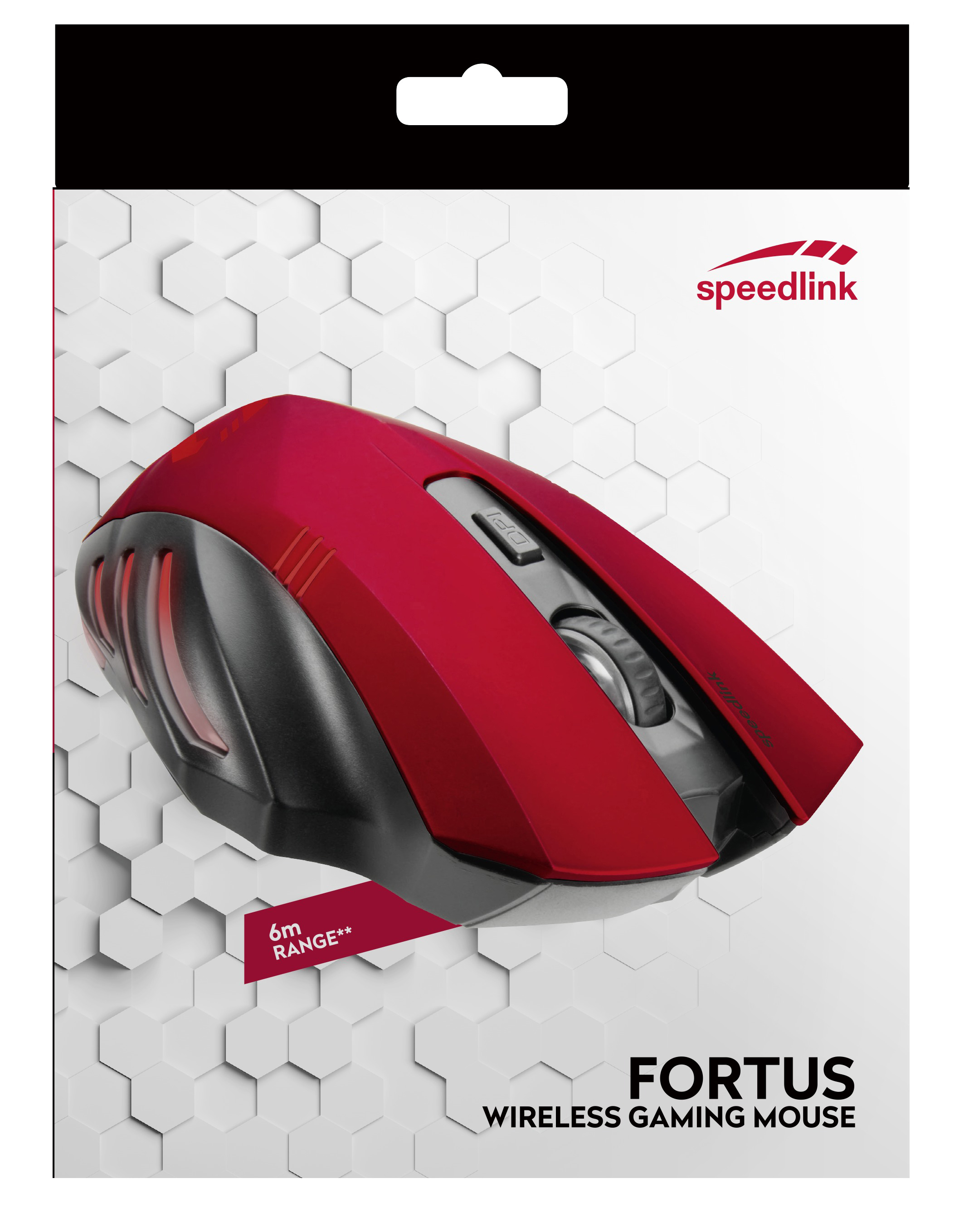 SPEEDLINK Fortus Maus, Gaming Rot/Schwarz