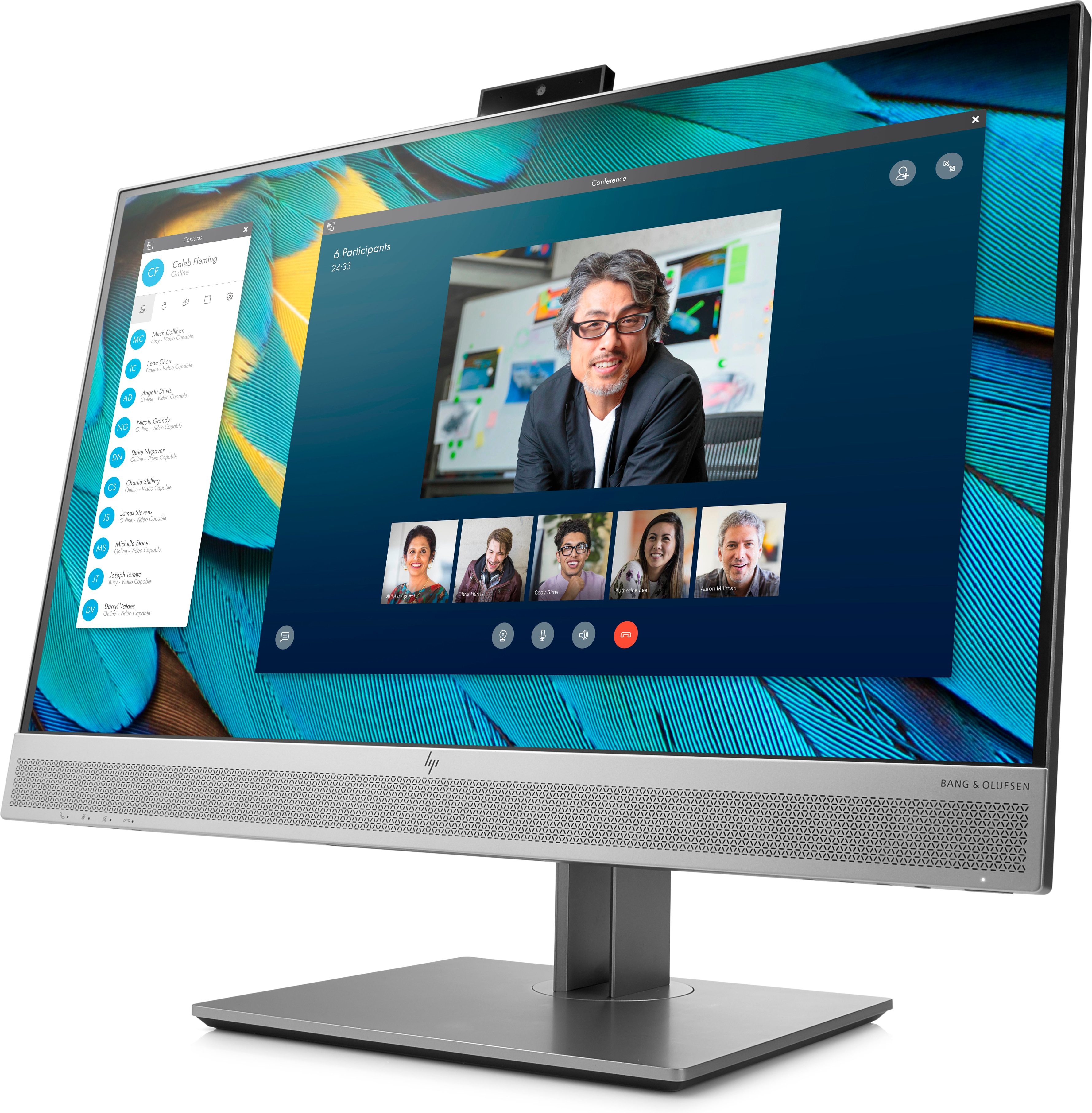HP Monitor EliteDisplay E243m, 23.8 Zoll, silber (1FH48AA) 23,8 Zoll Monitor, Full-HD, 5 ms Reaktionszeit, 250 cd/m², 60 Hz, Silber