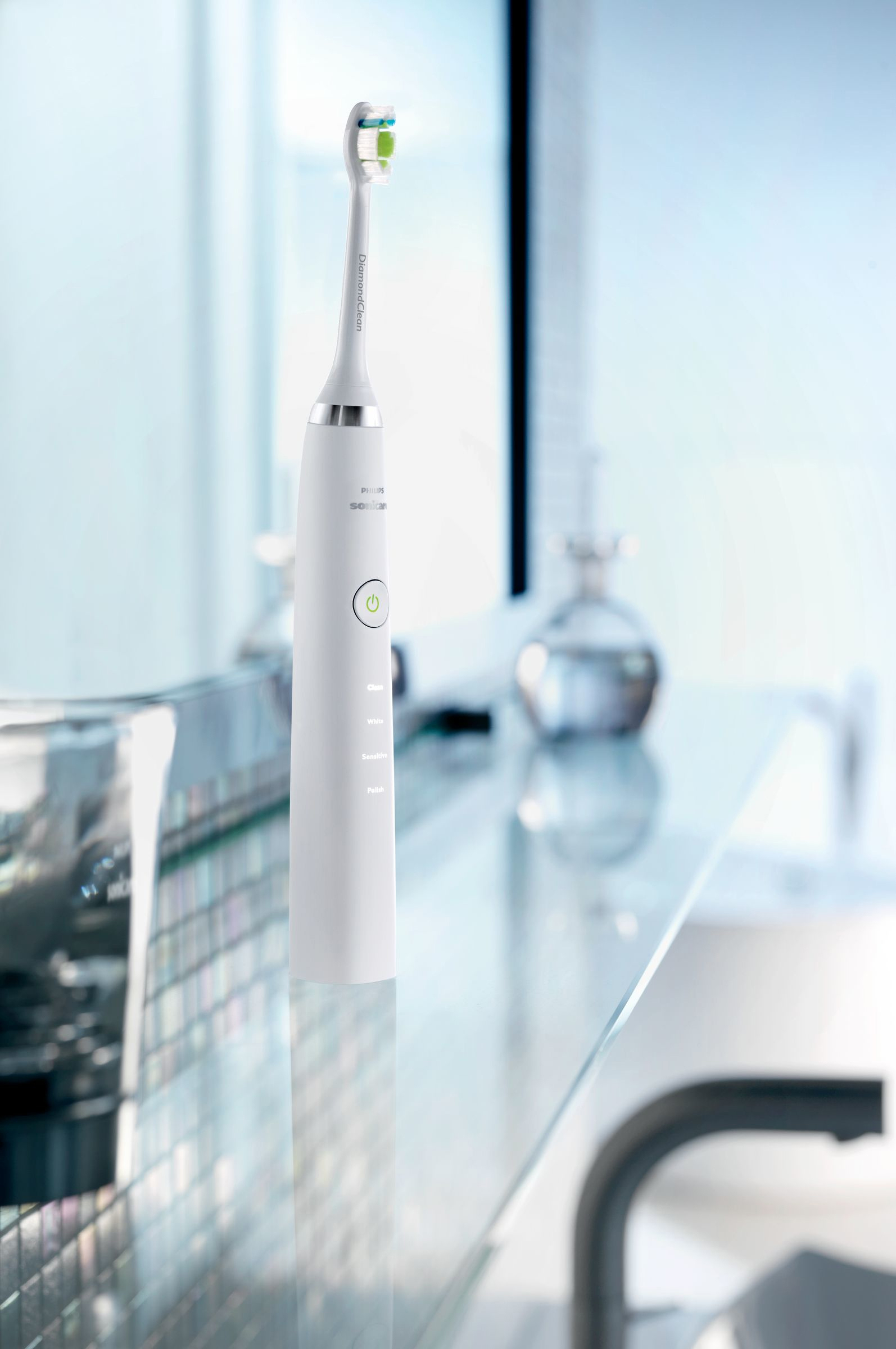 PHILIPS HX 9332/34 Sonicare Diamond Clean  elektrische Zahnbürste Weiß