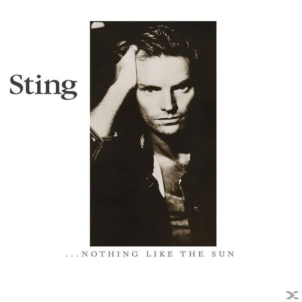 Sting album borítója. A kezét a fején tartja. A szöveg a következő: 'Sting' és '...Nothing Like The Sun'.