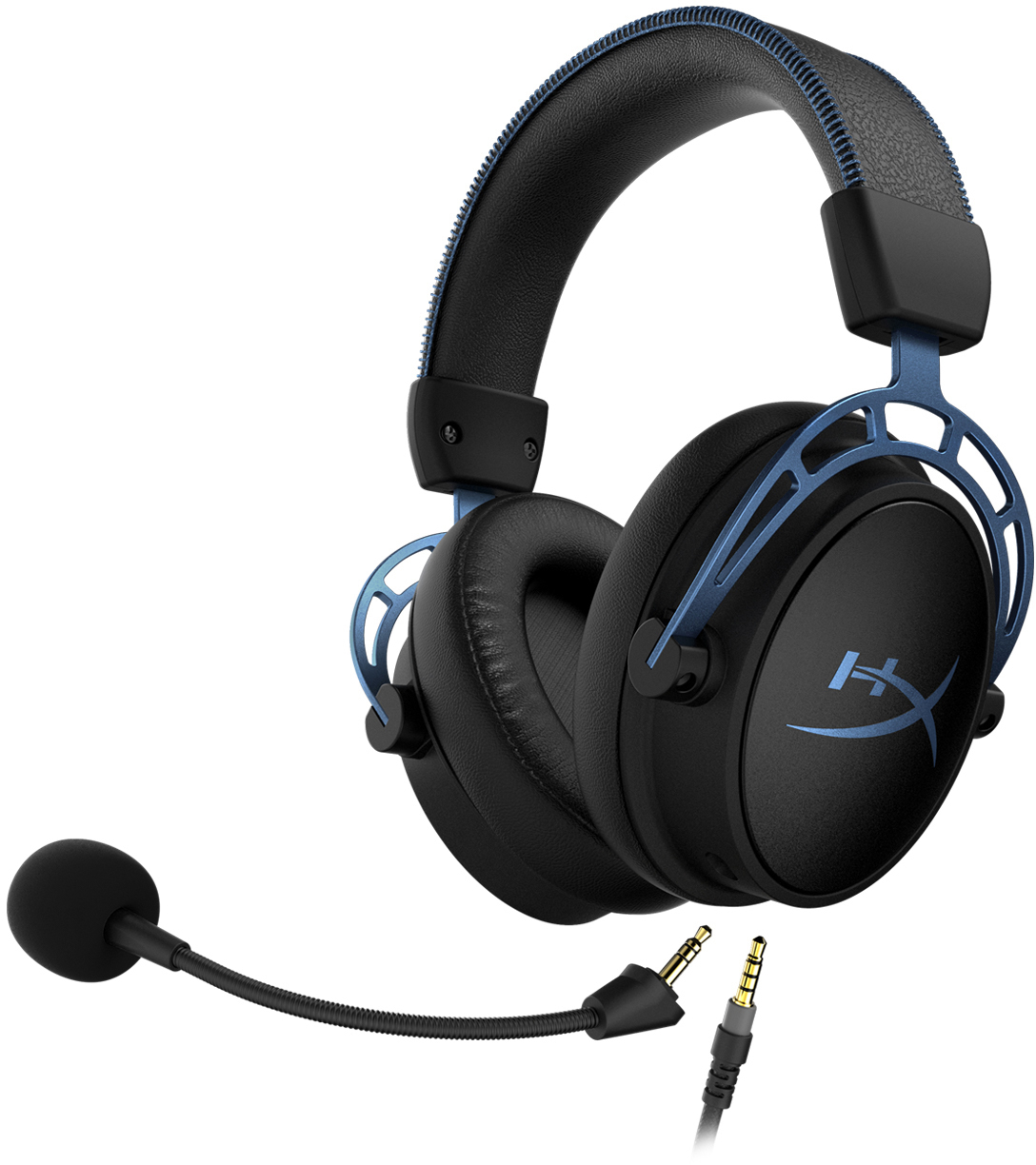 Alpha S, Headset Over-ear Cloud Gaming HYPERX Schwarz/Blau