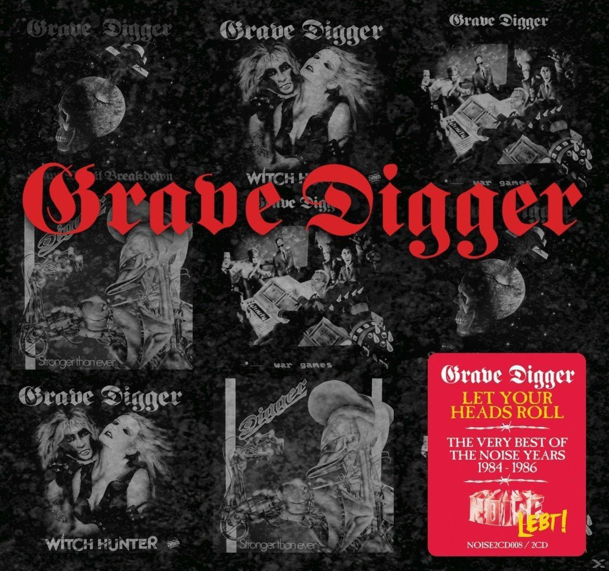 A Grave Digger album borítója, több képpel és a zenekar nevével vastag piros betűkkel.