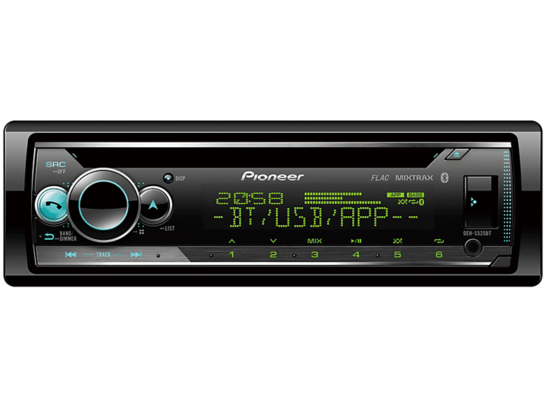PIONEER Autoradio DEH-S520BT Schwarz online kaufen | MediaMarkt