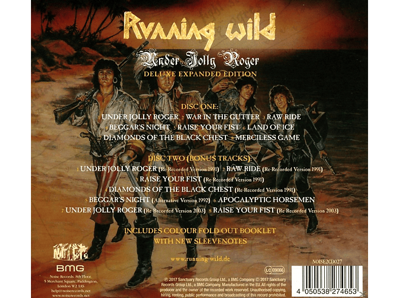 Thumbnail - Running Wild - Under Jolly Roger-Expanded Version (2017 Remastered) (CD)