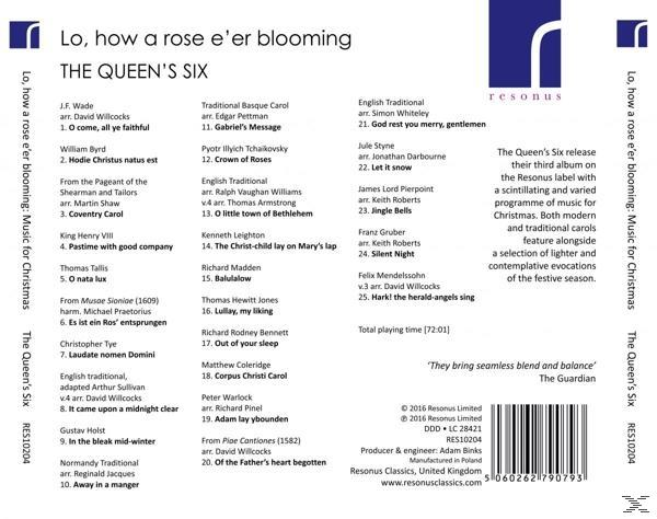 The Queen\'s Six - Lo,how Rose - e\'er a blooming (CD)