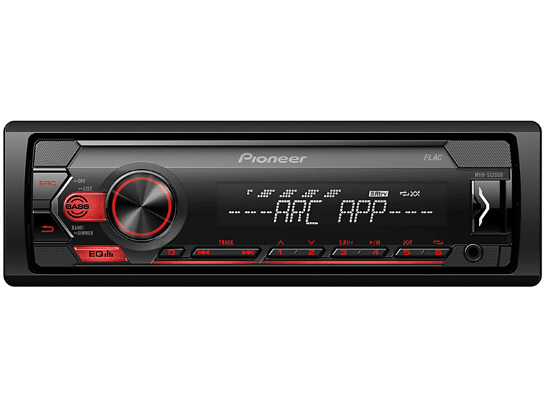 Pioneer Autoradio MVH-S120UB Schwarz