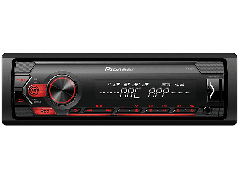 Pioneer Autoradio MVH-S120UI Schwarz