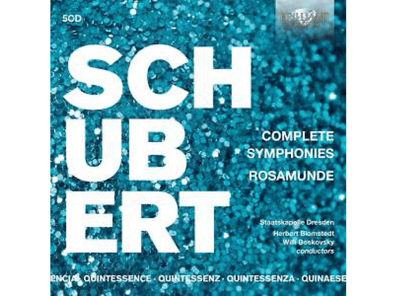 Staatskapelle Dresden;Herbert Blomstedt;Rundfunkchor Leipzig;Ileana Cotrubas - Quintessence Schubert: Complete Symphonies CD