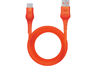 MAXELL Jelleez USB C kábel, narancs