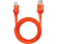 MAXELL Jelleez USB C kábel, narancs