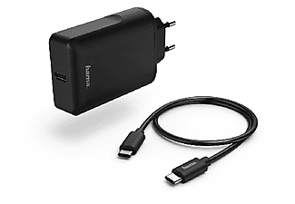 Adaptador de corriente -  HAMA USB- C - Power Delivery, Negro