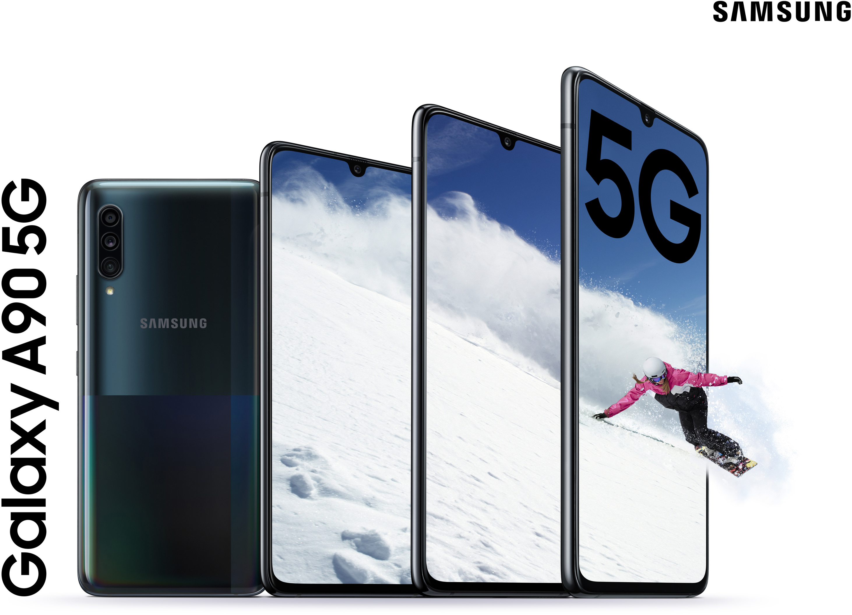 SAMSUNG Galaxy A90 5G Telekom 128 GB Classic Black