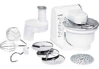 BOSCH MUM4427 Küchenmaschine Weiß (Rührschüsselkapazität: 3,9 Liter, 500 Watt)