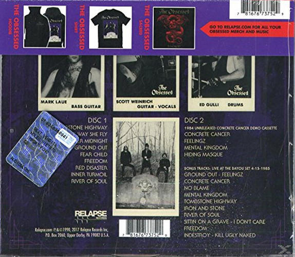 The Obsessed - The Obsessed  - (CD)