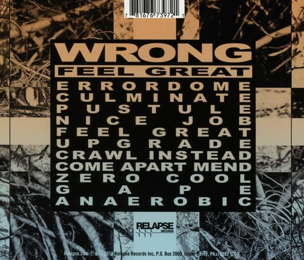 The Wrong - Feel Great  - (CD)
