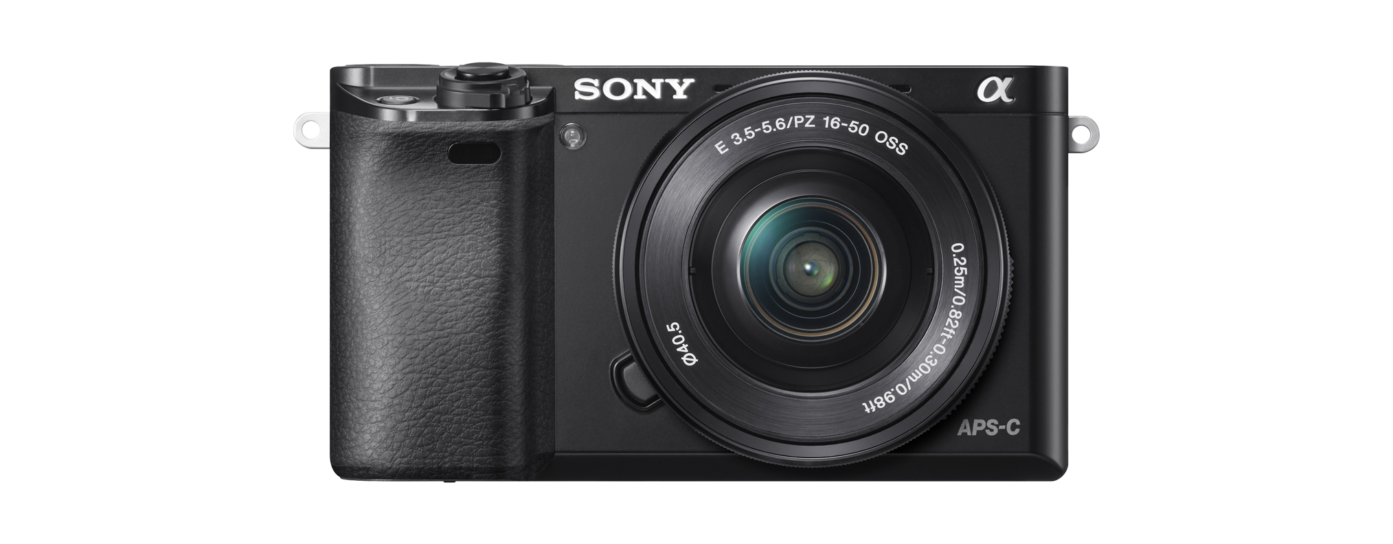 SONY Alpha 6000 (ILCE-6000Y) Systemkamera mit Objektiv 16-50 mm, 55-210 mm, 7,5 cm Display, WLAN