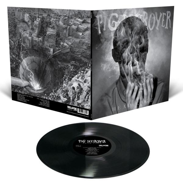 Pig Destroyer - Head Cage (Black Gatefold LP+MP3)  - (Vinyl)
