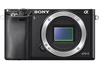 SONY Alpha 6000 Body (ILCE-6000) Systemkamera 24.3 Megapixel, 7,6 cm Display, WLAN