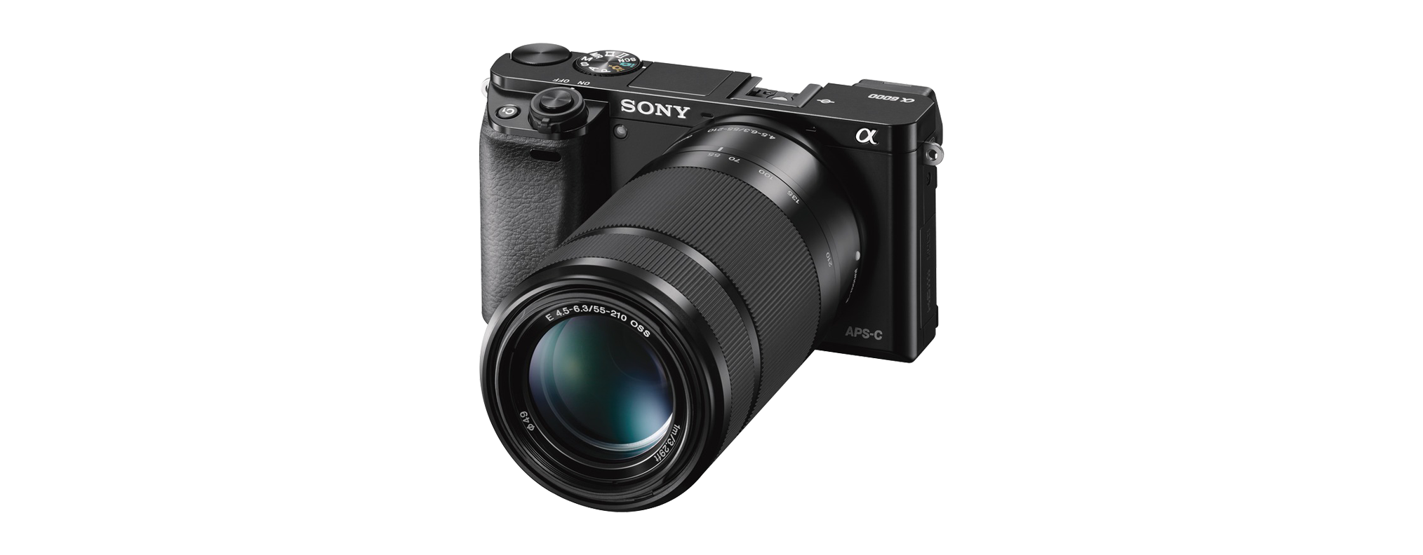 SONY Ausstellungsstück - Systemkamera Alpha 6000 mit Objektiv 16-50mm und 55-210mm (ILCE-6000Y)