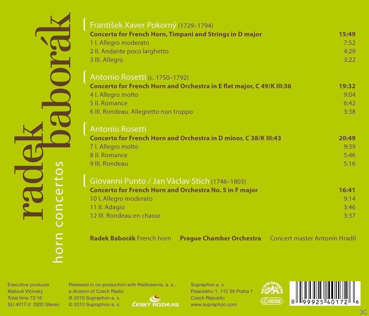 Radek Baborák, Prague Chamber Orchestra - Hornkonzerte  - (CD)