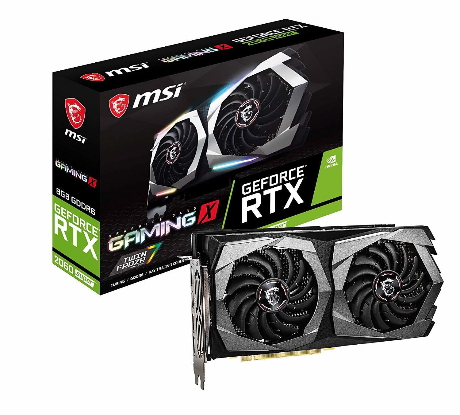 大*ン様 Nvidia Geforce RTX2060SUPER 8GB 難あり MSI Geforce RTX 2060 8GB DDR6 PCI-E 3.0 NVIDIA Süper Gaming X