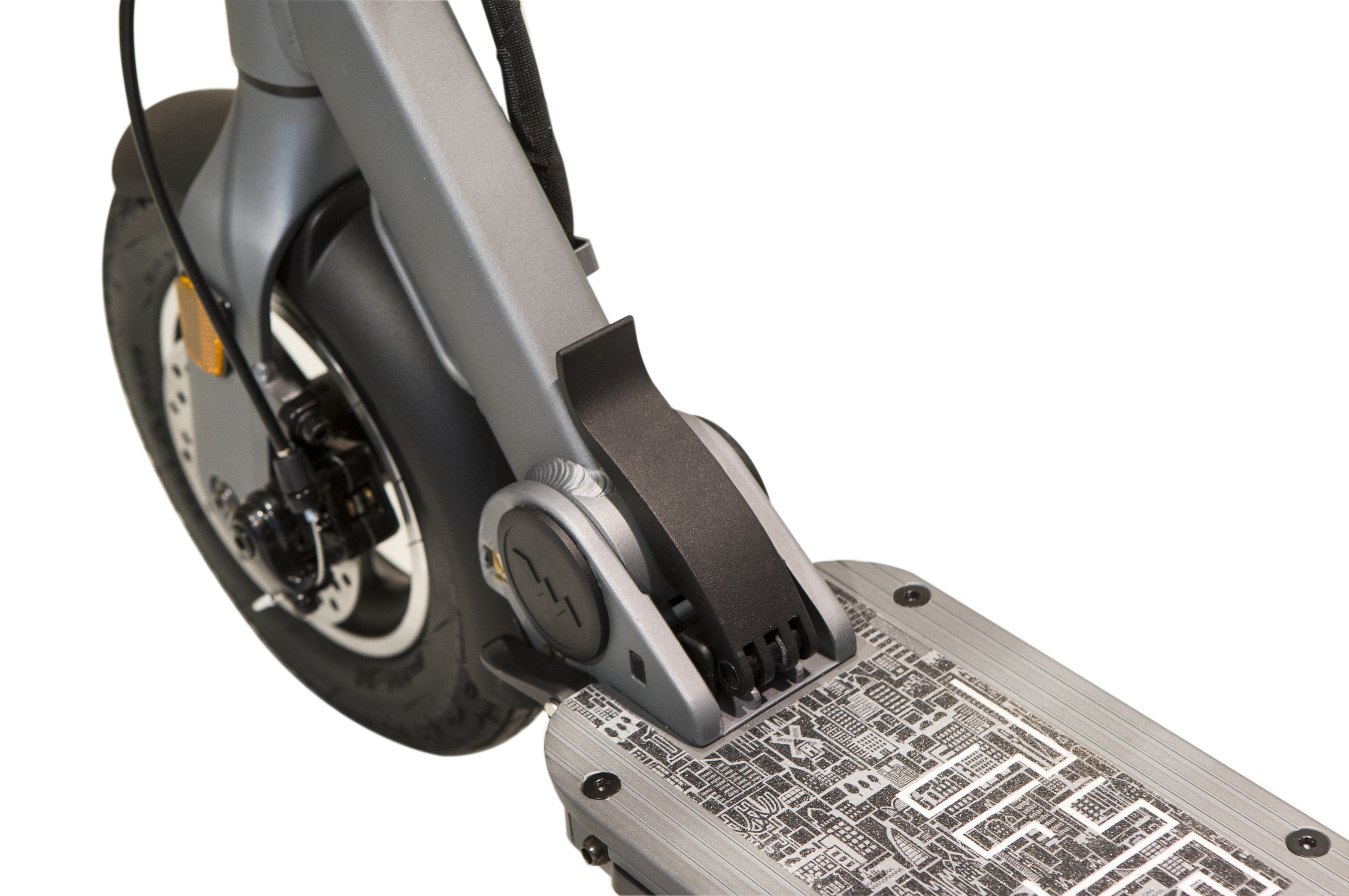 THE-URBAN TU92002-GR E-Scooter (10 Zoll, Grau)